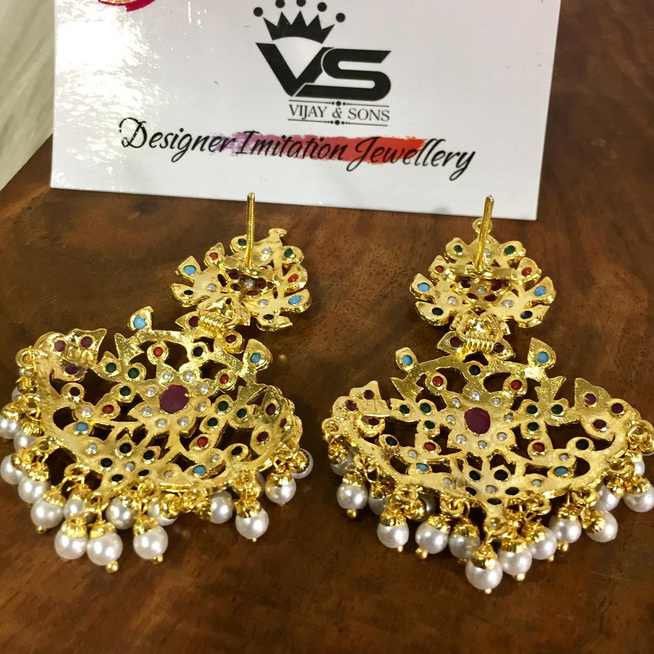 Jadau Earrings 58754