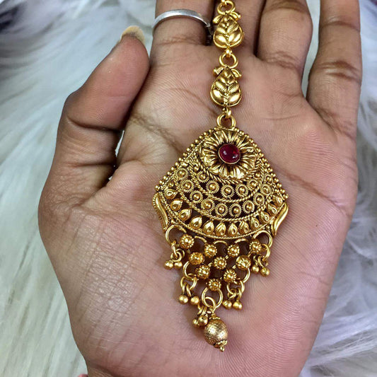 Antique Maang Tikka 123525 - Vijay & Sons