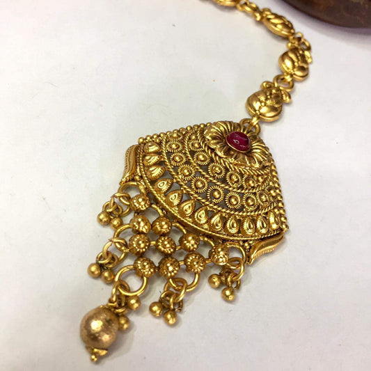 Antique Maang Tikka 123525 - Vijay & Sons