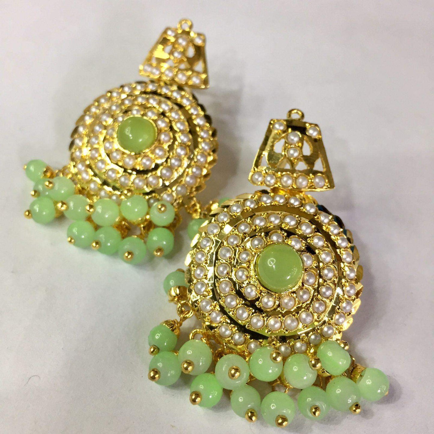 Jadau Earrings 23433 - Vijay & Sons