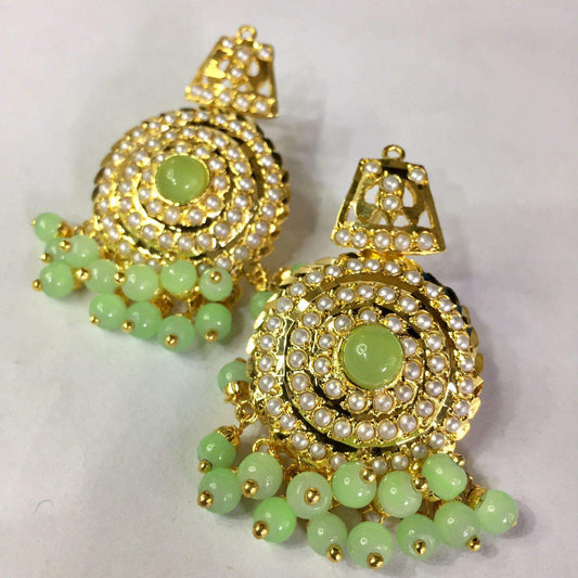 Jadau Earrings 23433 - Vijay & Sons
