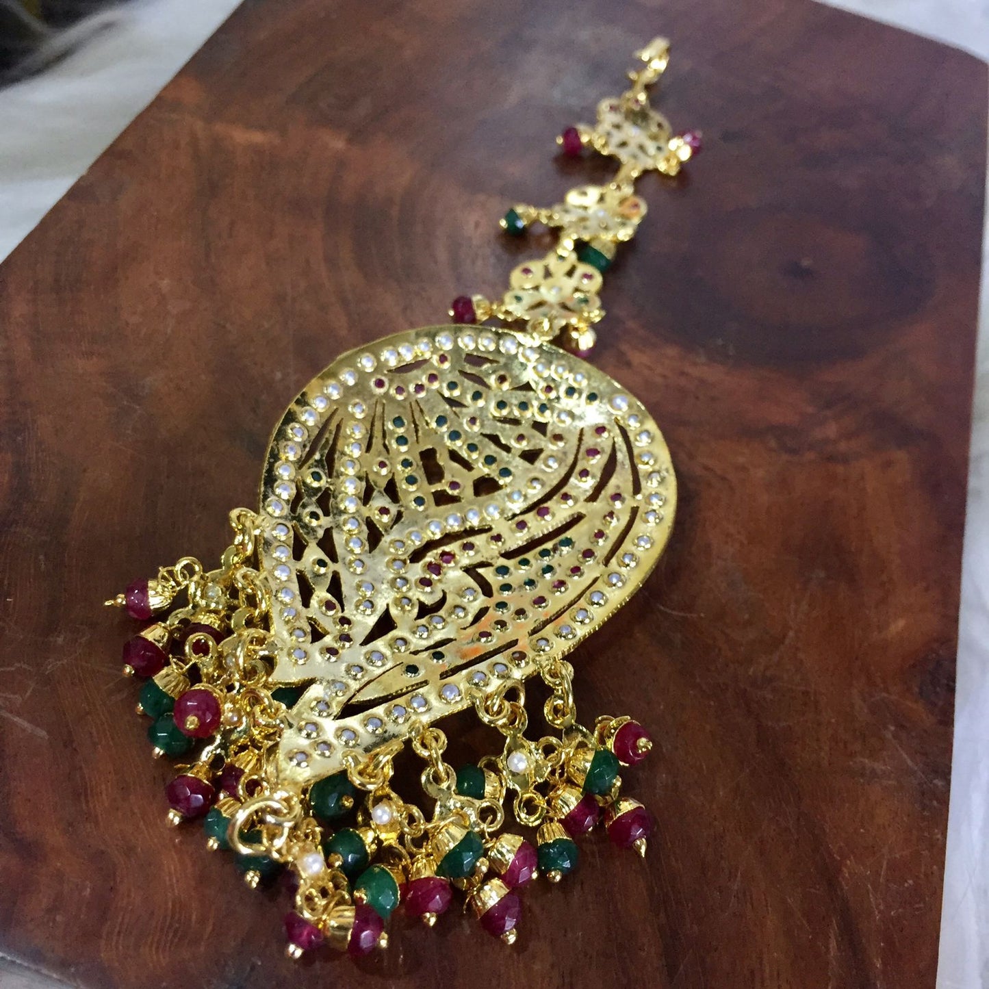 Jadau Maang Tikka 345455