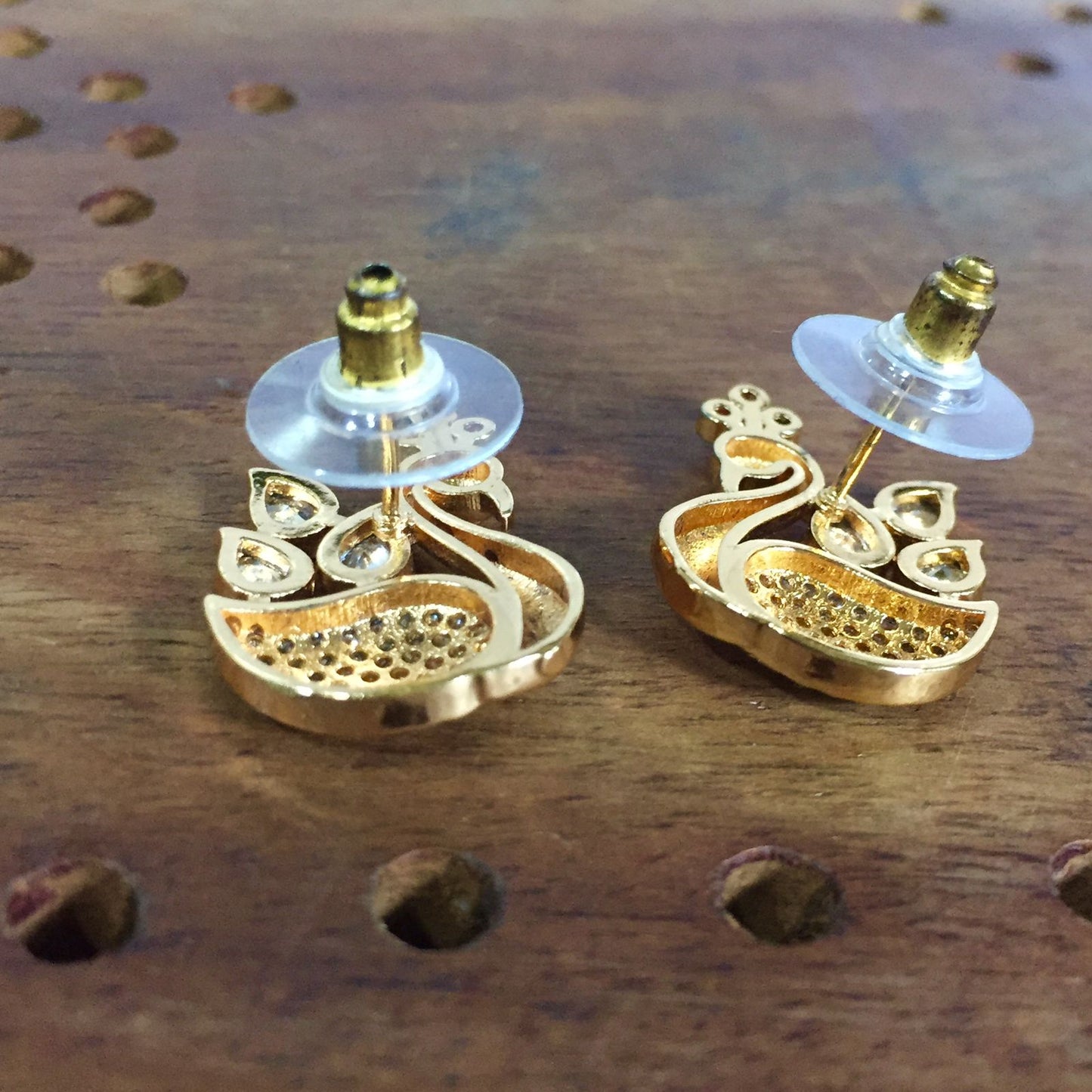 Ruby Victorian Studs