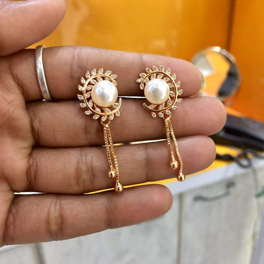 Zircon Earrings 566556 - Vijay & Sons