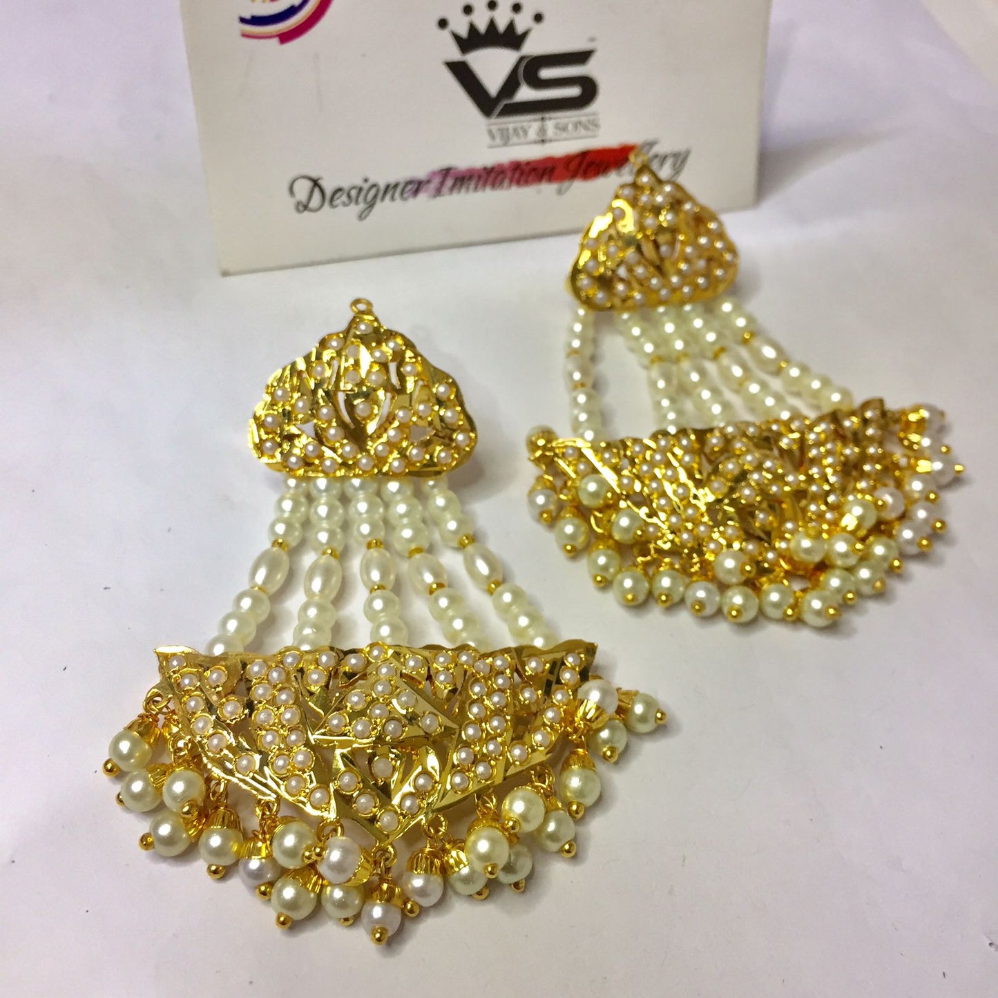 Jadau Earrings 56432