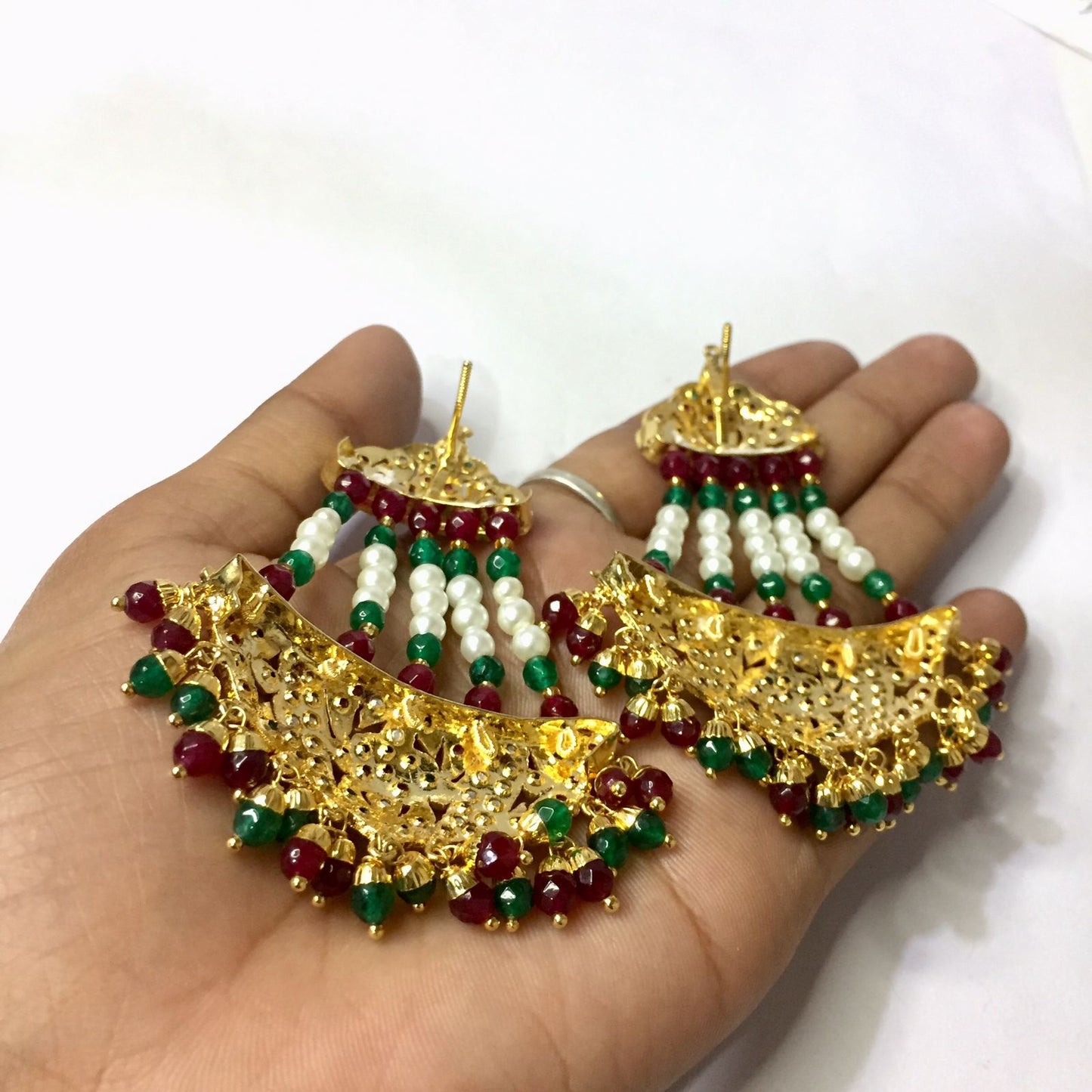 Jadau Earrings 657524