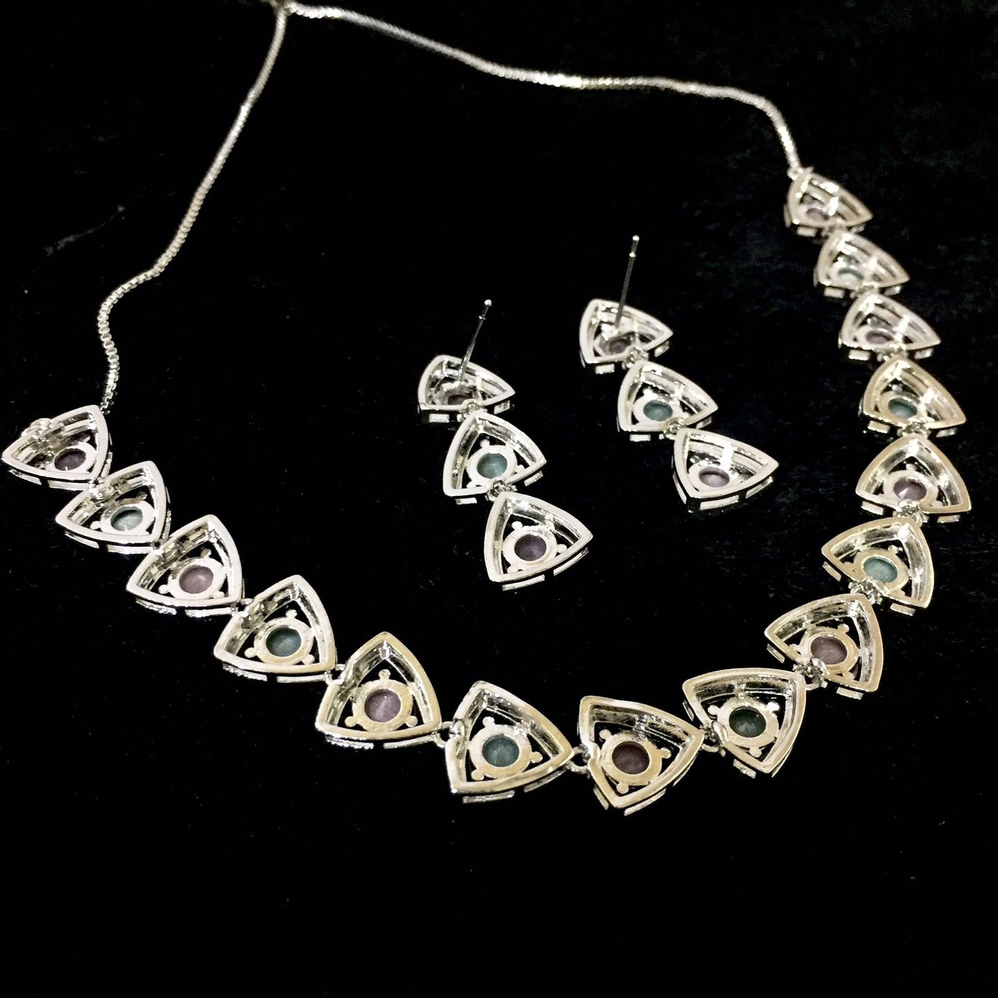 Zircon Necklace Sets 688578