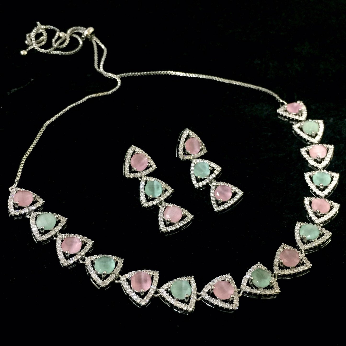 Zircon Necklace Sets 688578