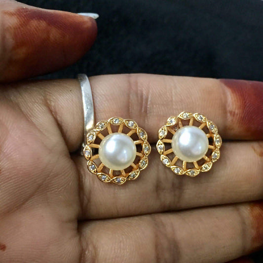 Zircon Earrings 346457 - Vijay & Sons