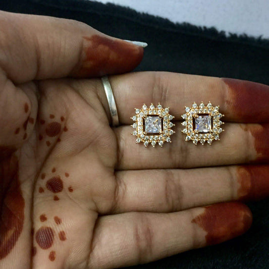 Zircon Earrings 345445 - Vijay & Sons
