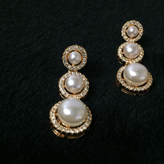 Zircon Earrings 456545 - Vijay & Sons