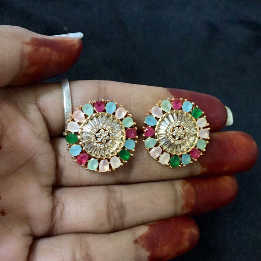 Zircon Earrings 675434 - Vijay & Sons