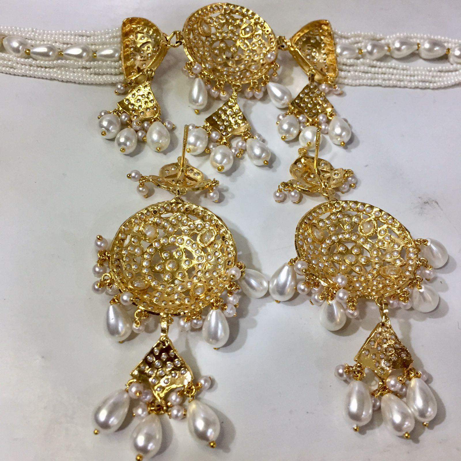 Jadau Necklace sets 356456 - Vijay & Sons