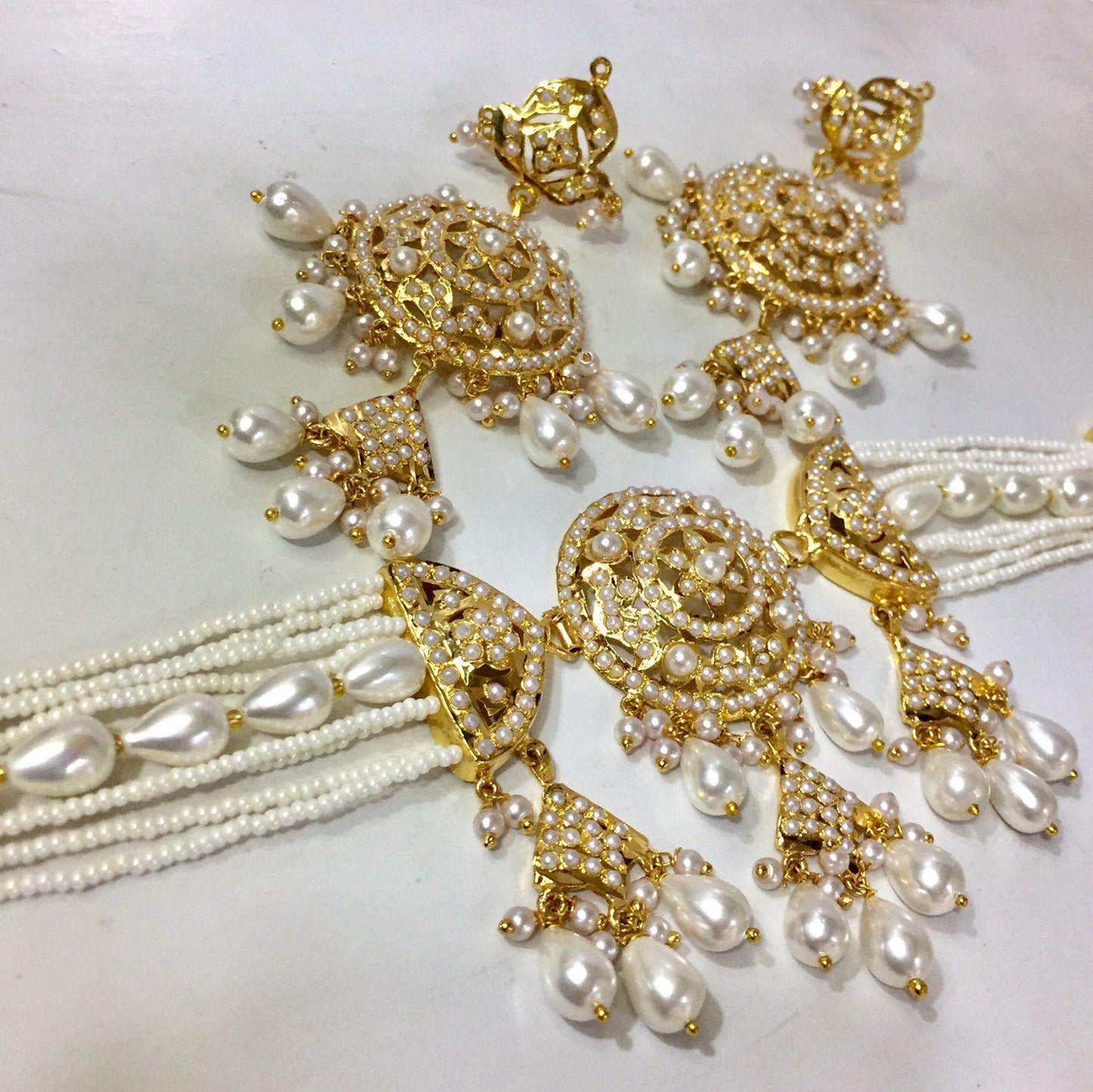 Jadau Necklace sets 356456 - Vijay & Sons