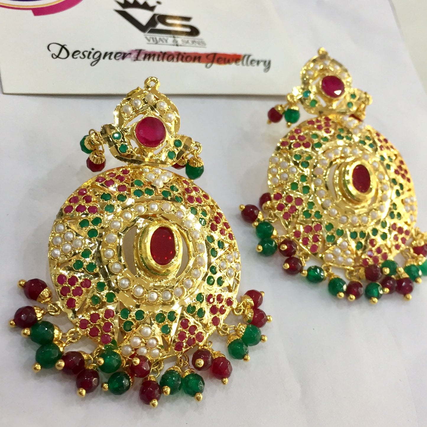 Jadau Earrings 567843