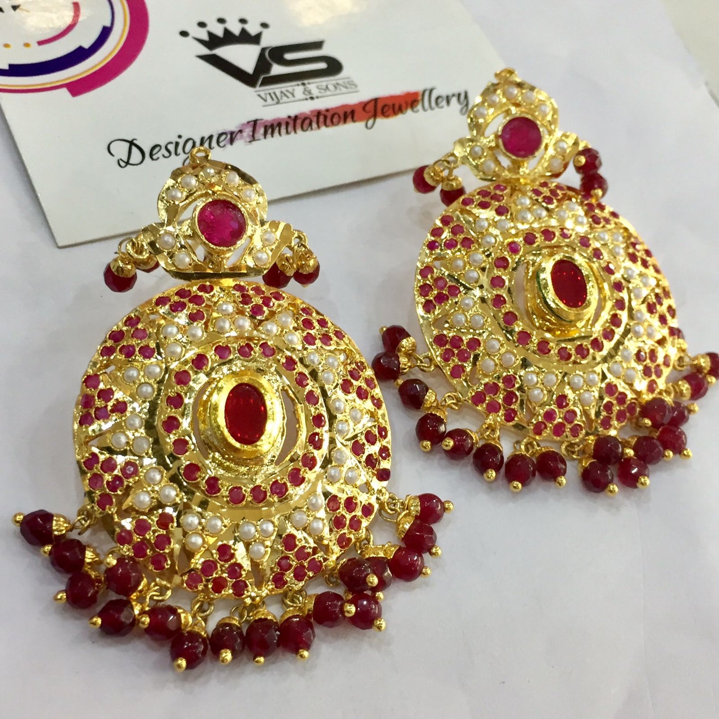 Jadau Earrings 567843
