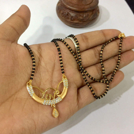 Zircon Mangalsutra 477567 - Vijay & Sons