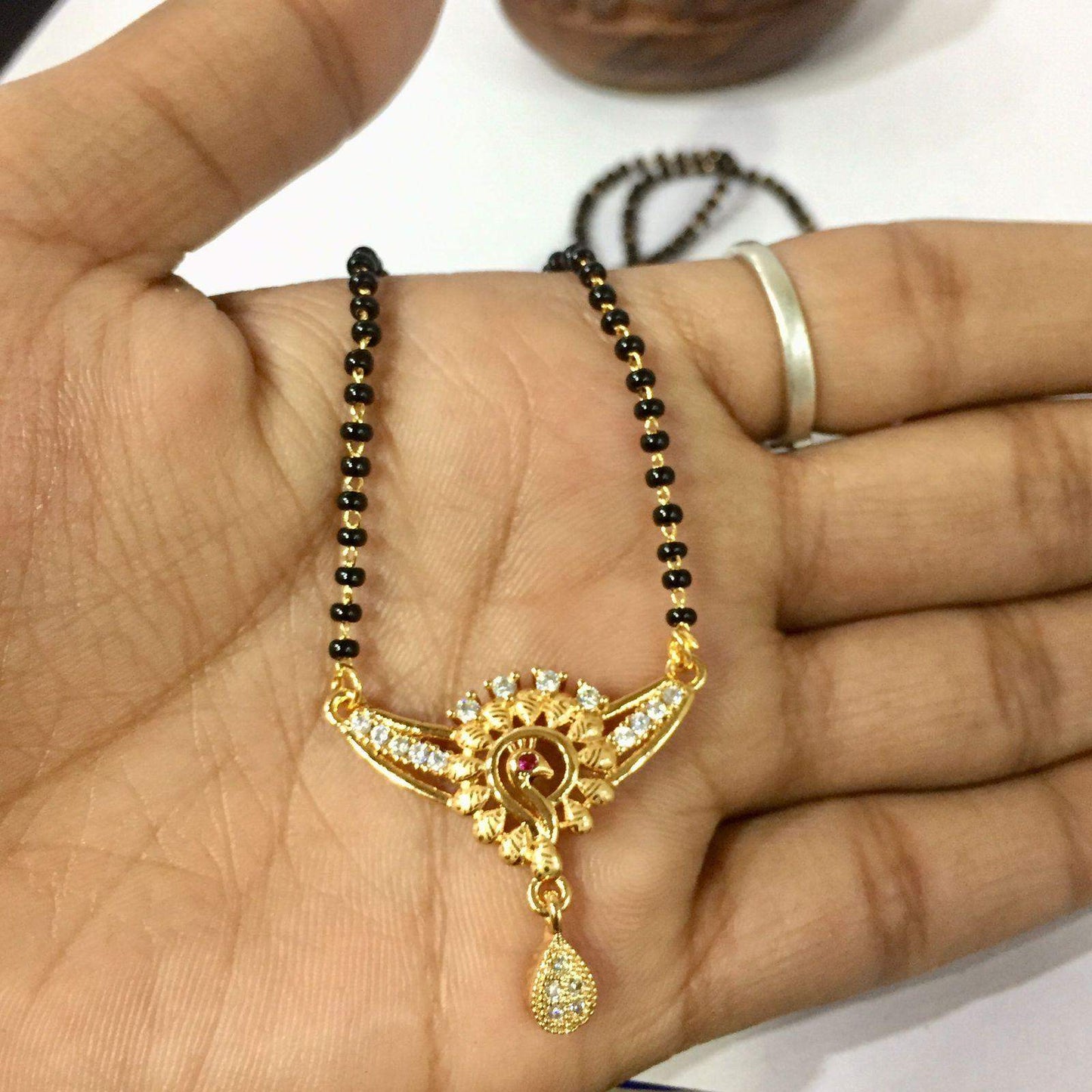 Zircon Mangalsutra 467566 - Vijay & Sons