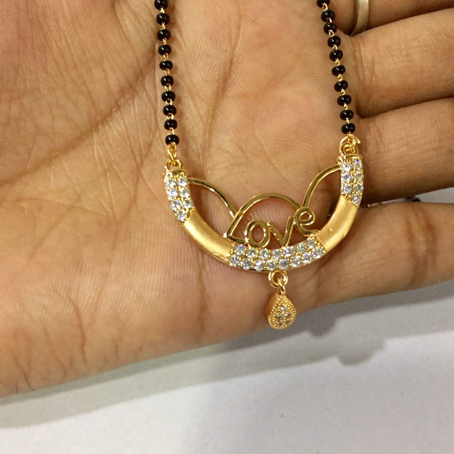 Zircon Mangalsutra 477567 - Vijay & Sons