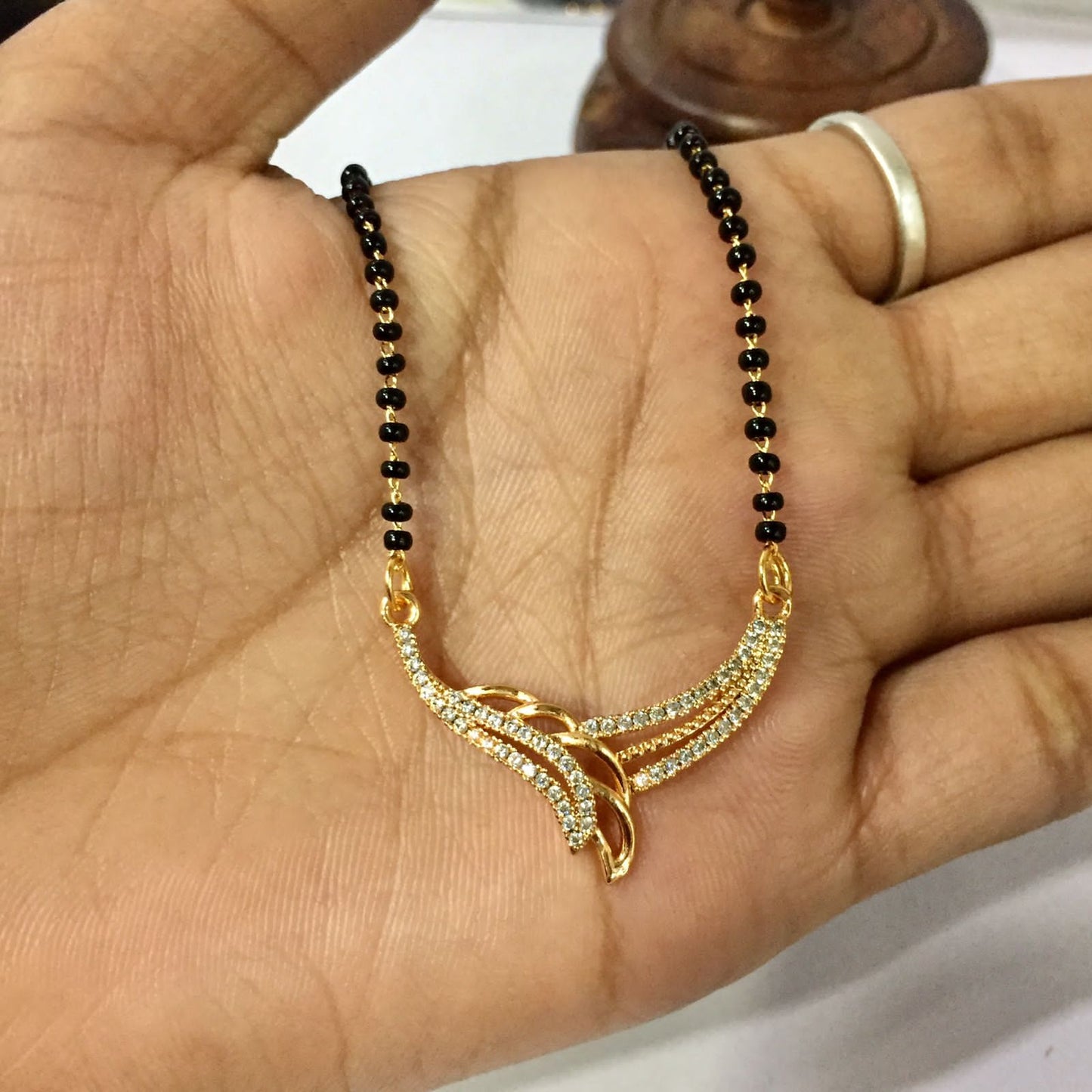 Zircon Mangalsutra 356456