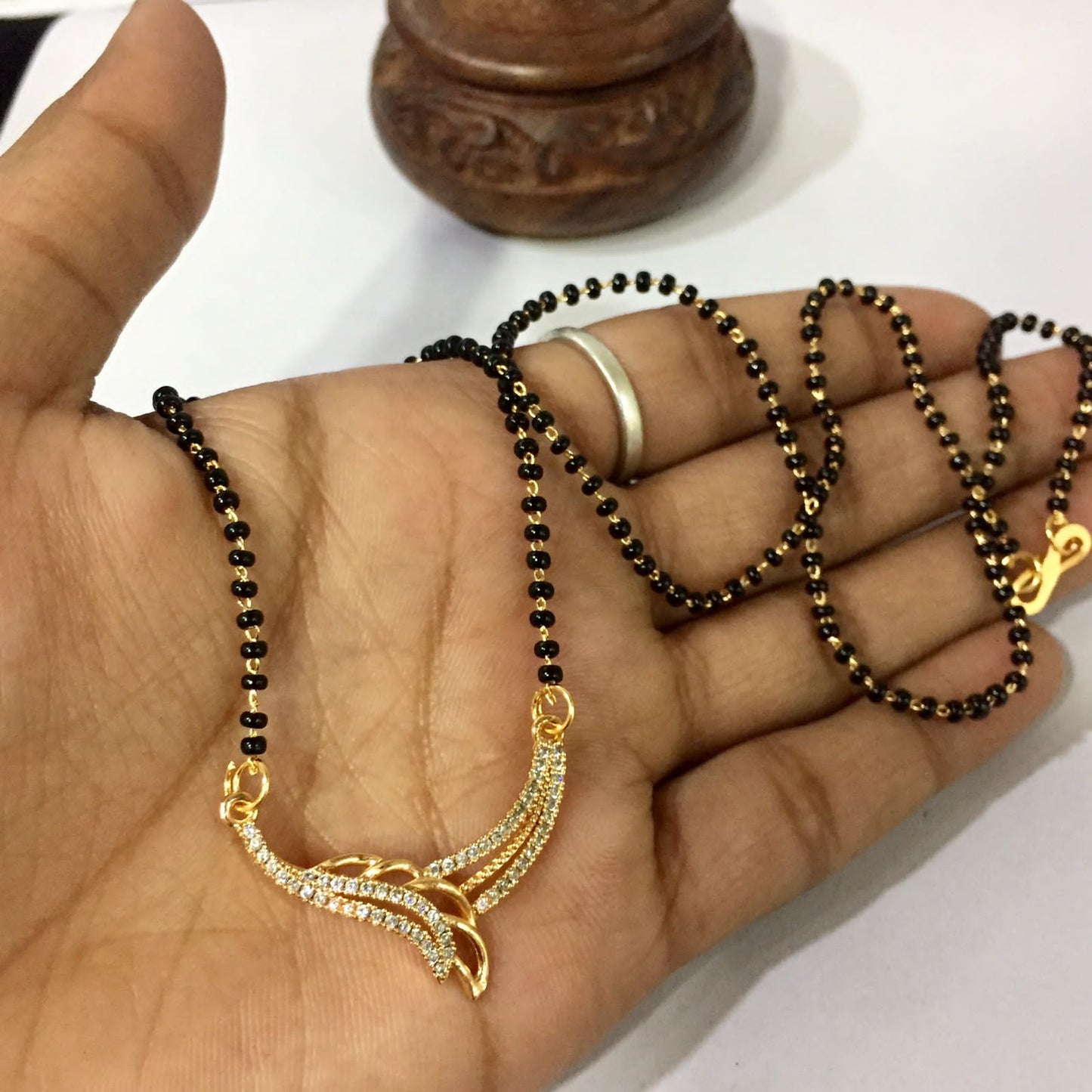 Zircon Mangalsutra 356456