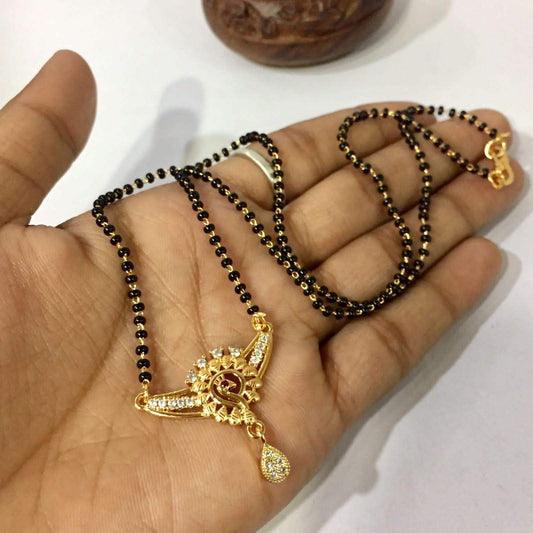 Zircon Mangalsutra 467566 - Vijay & Sons