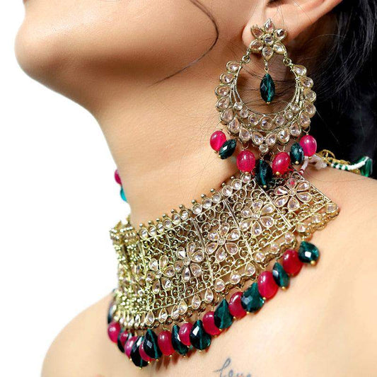 antique chocker set9350 - Vijay & Sons