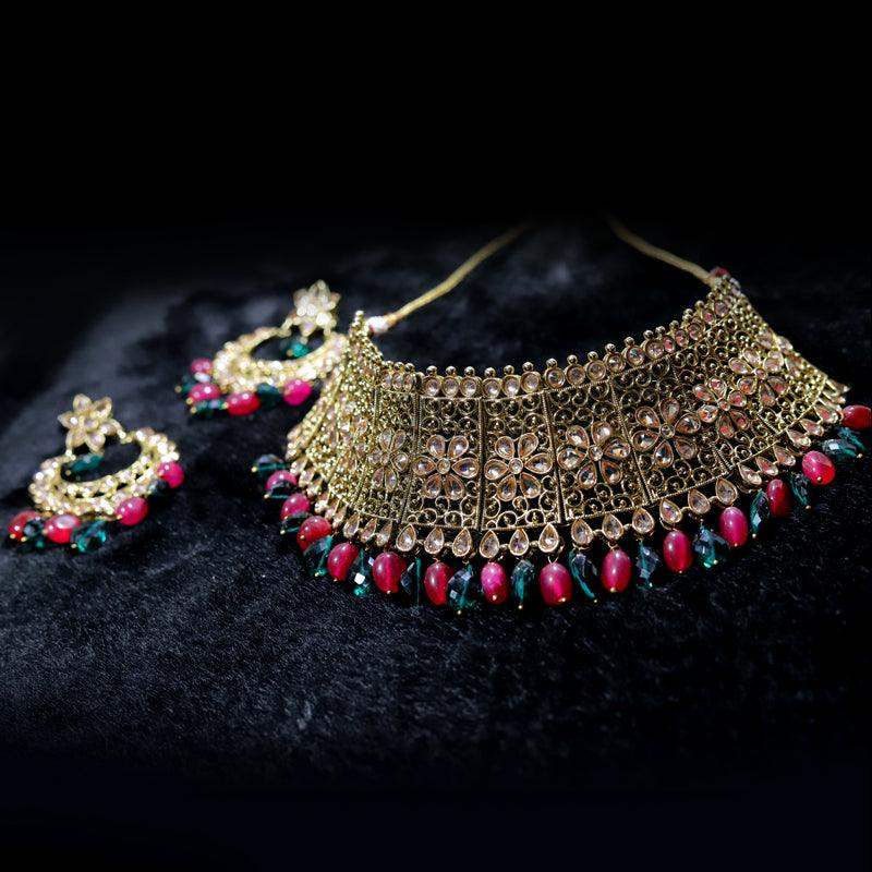 antique chocker set9350 - Vijay & Sons