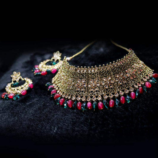 antique chocker set9350 - Vijay & Sons
