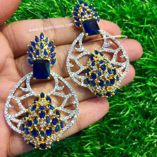 American diamond earrings 672542 - Vijay & Sons