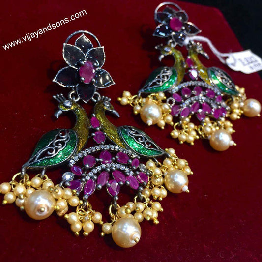 American diamond earrings 562735 - Vijay & Sons