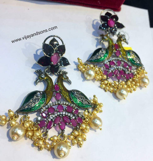 American diamond earrings 562735 - Vijay & Sons