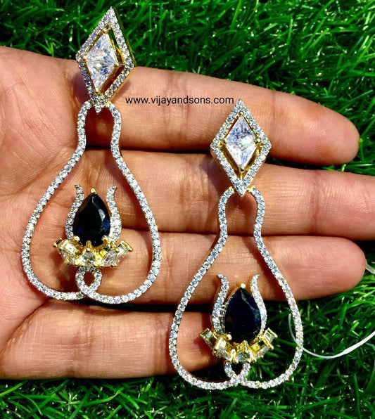 American diamond earrings 545435 - Vijay & Sons