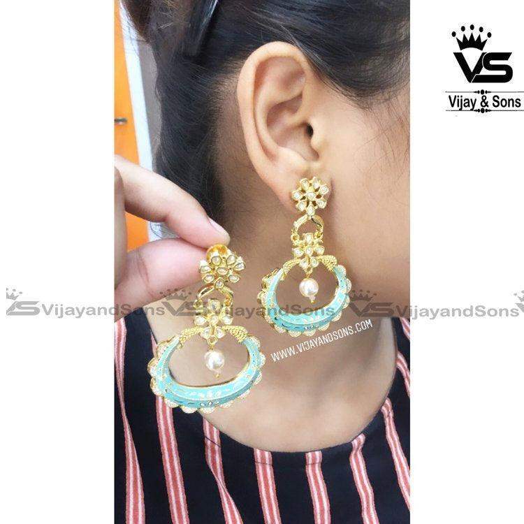 bali style earrings - Vijay & Sons