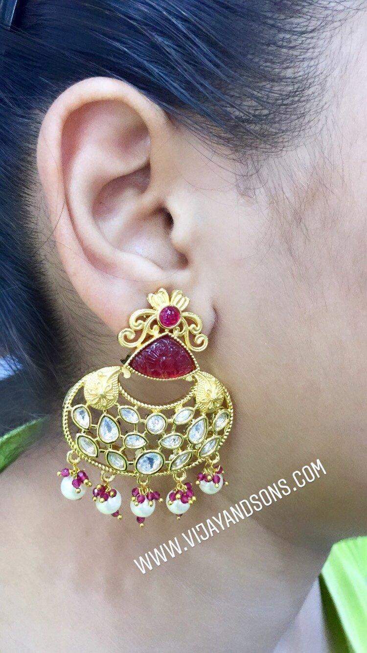 Traditional Gold Jhumka Designs - Vijay & Sons