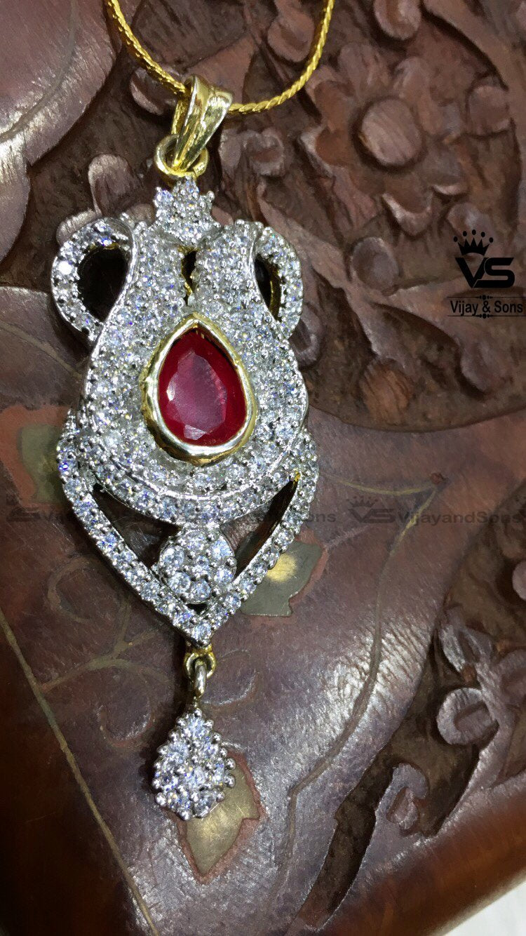 Diamond Pendant sets 80 freeshipping - Vijay & Sons