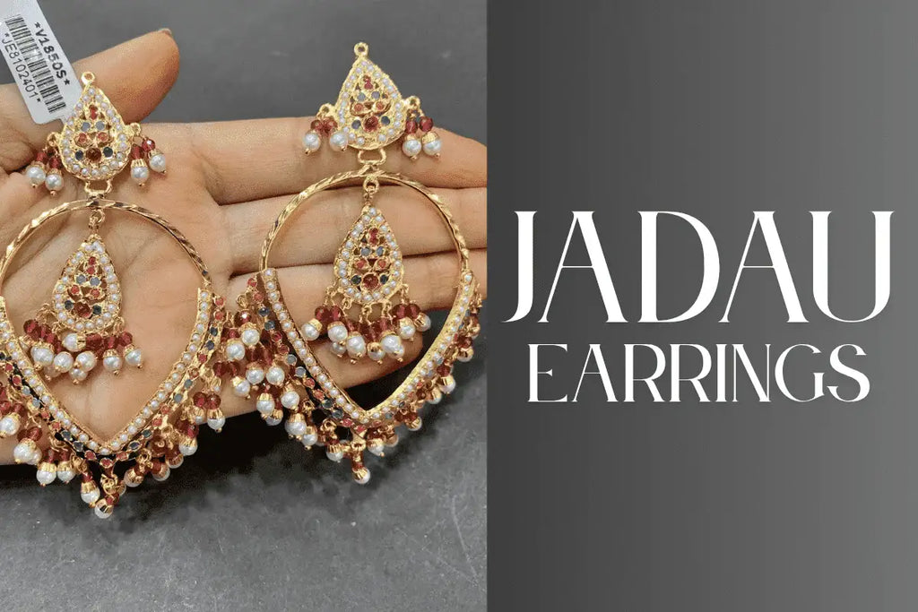 Jadau Earrings - Vijay & Sons