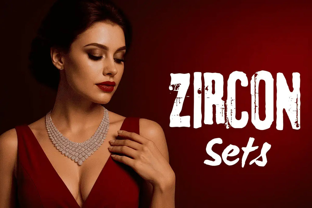 Zircon Necklace Sets - Vijay & Sons