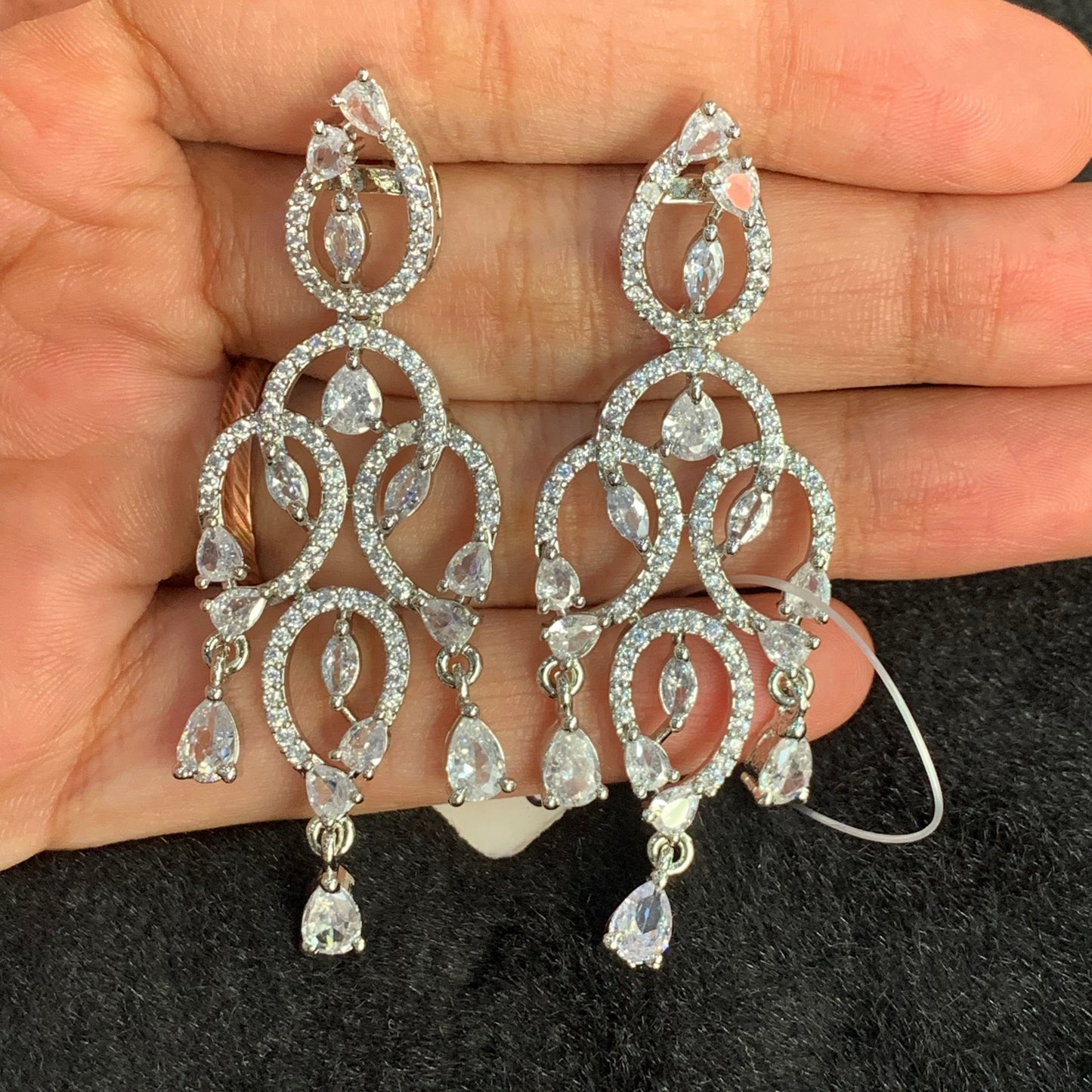 American Diamond Earrings 35655