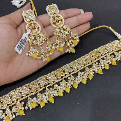 Kundan Necklace Set 3457765