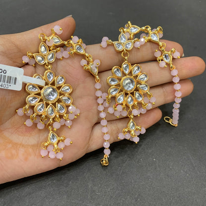 Kundan earrings 467656