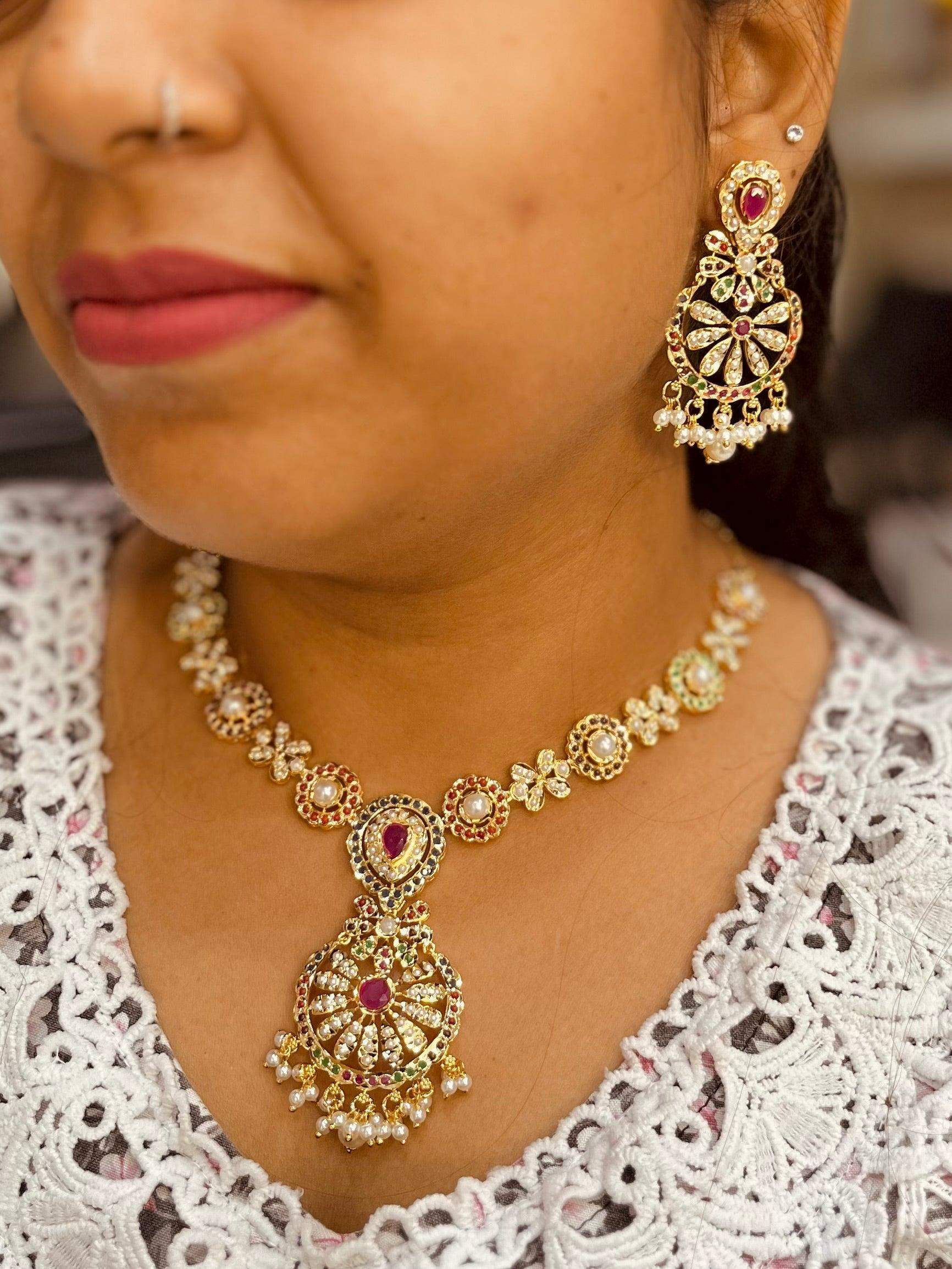jadau necklace set 455435