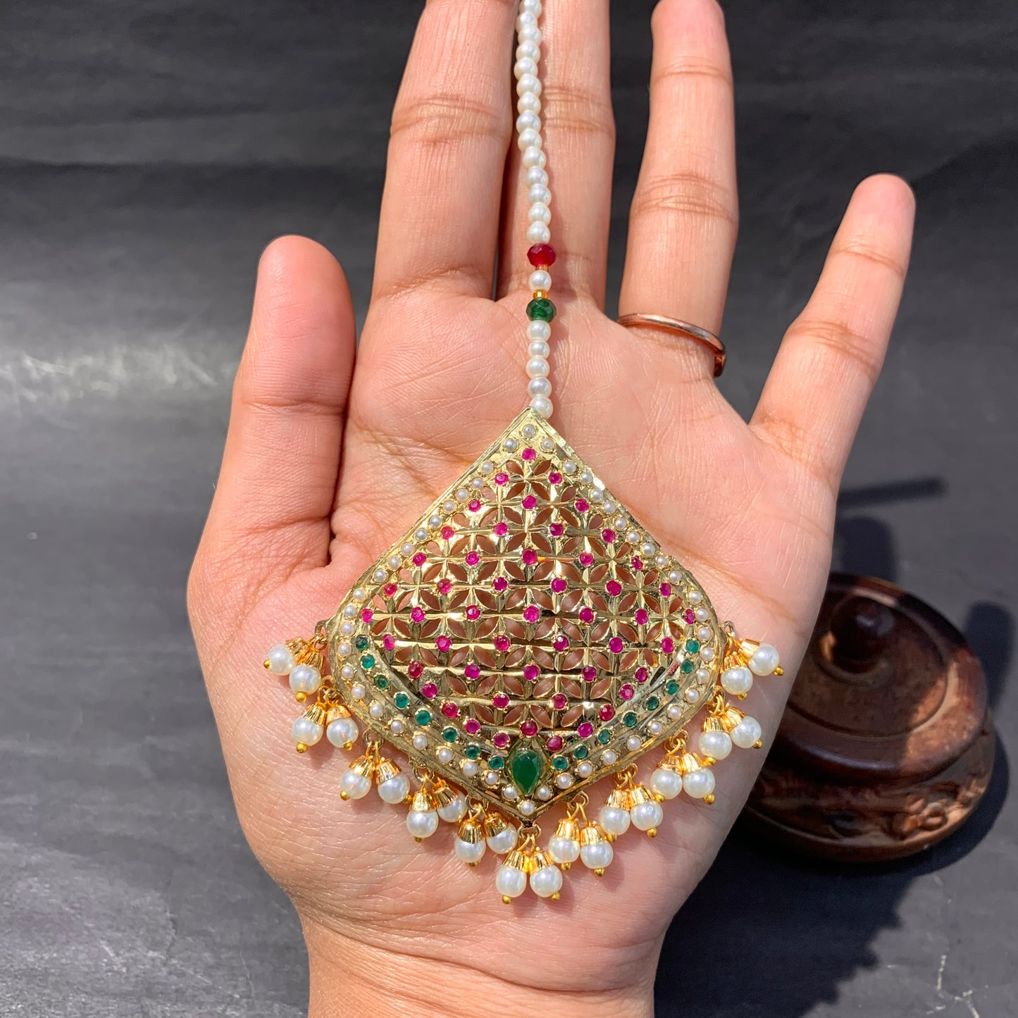 Jadau Maang Tikka 64667