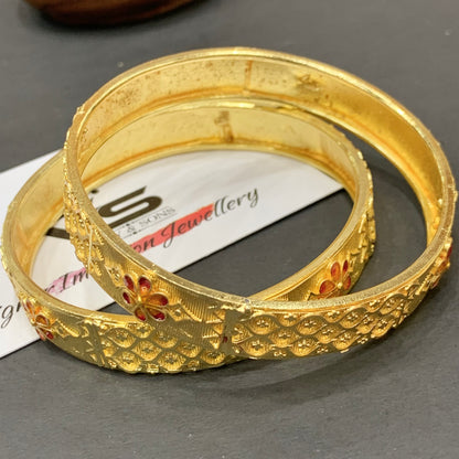 Gold Platted Bangles 67266