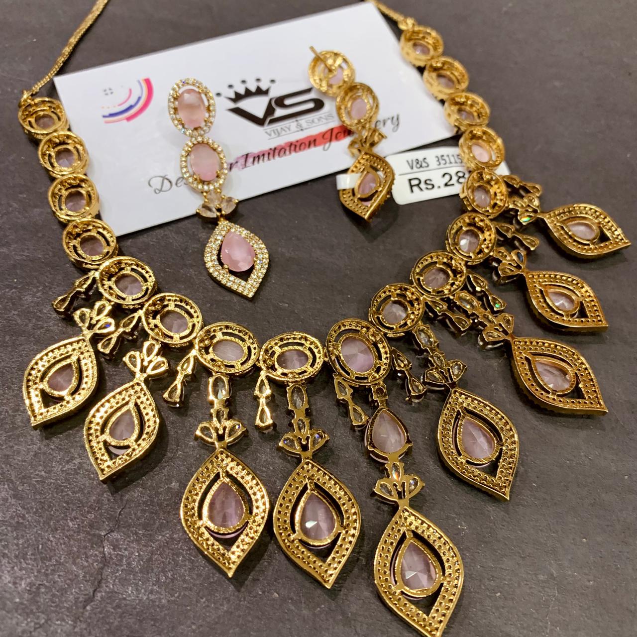 Zircon Necklace set 345566