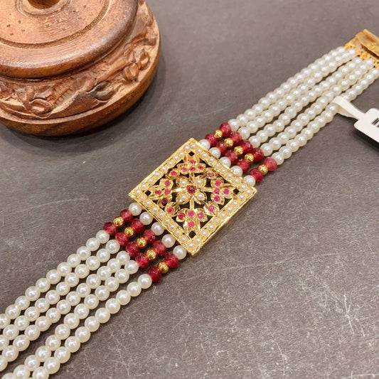 Jadau Bracelets 4654 - Vijay & Sons