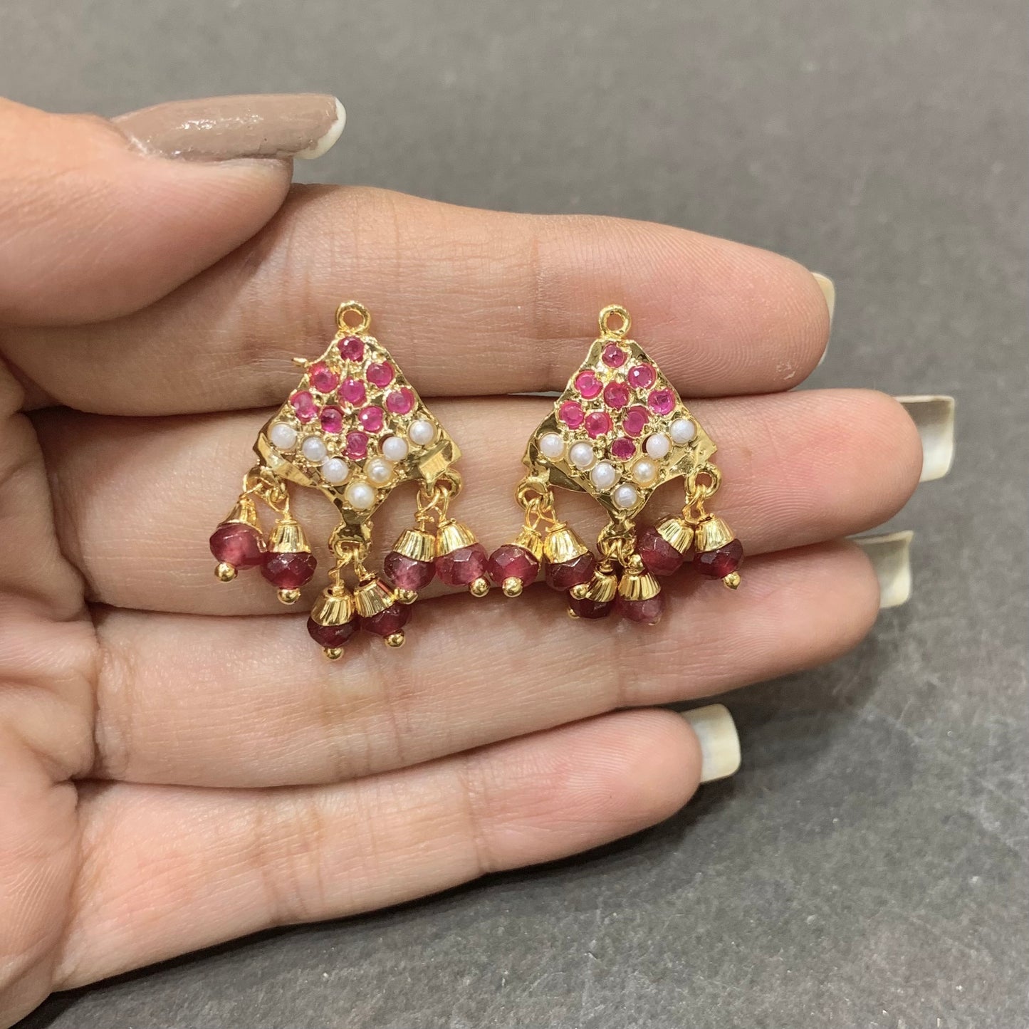 Jadau Earrings 48754