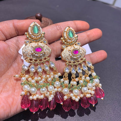 Kundan Earrings 39648