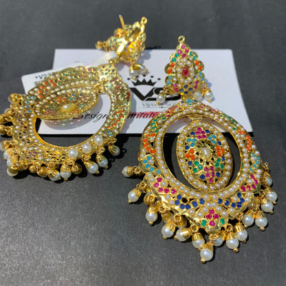 Jadau Earrings 435277