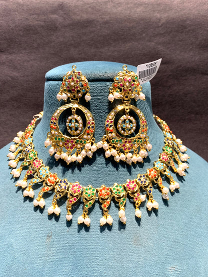 Jadau Necklaces Set 245555
